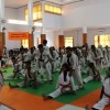 Latihan gabungan terung drajat se wilayah III di kampus I Uniku.